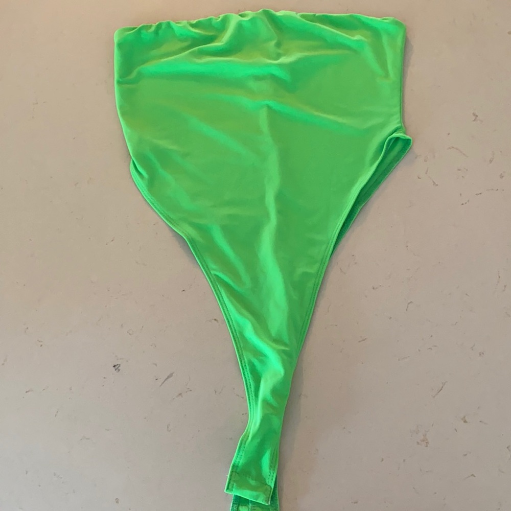 Neon Tube Top Bodysuit